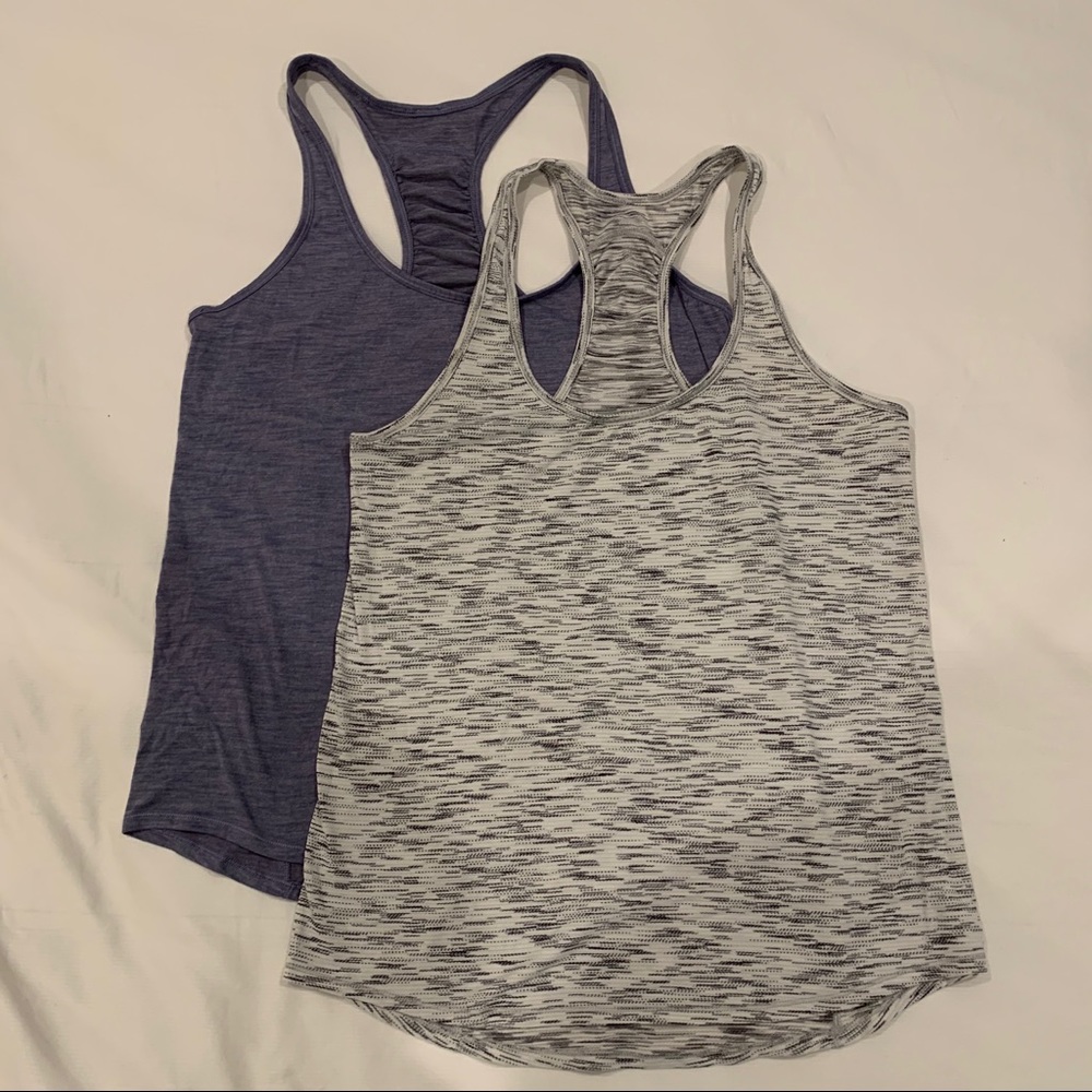 Two lululemon racer back tanks (Size 12)